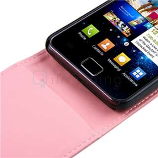   Flip Leather Pouch Case Cover For Samsung Galaxy S 2 II i9100  