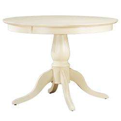 Calais Antique White Round Dining Table  