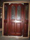 Exterior Solid Wood Mahogany Door, Pre hung & Finished TMH7515 GL02, 5 