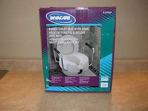 Invacare Raised Toilet Seat with Arms 016167139125  