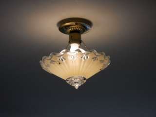   Art Deco Victorian Ceiling light fixture Vintage Chandelier lamp