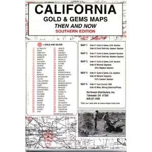  California Southern Edition (Gold & Gems Maps Then and 