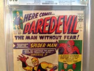Daredevil Comic book #1 CGC 5.0 Marvel Comics  