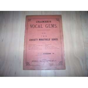  Ten Christy Minstrels Songs (Sheet Music) Sheet Music 