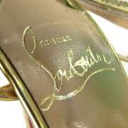 CHRISTIAN LOUBOUTIN Leather LIBELLE Sandals Heels 36.5  