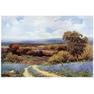 Texas Spring by Robert Wood 37x26:  Kitchen & Dining