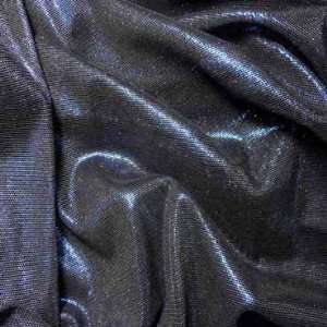  Metallic Stretch Mesh Fabric Royal Black: Home & Kitchen