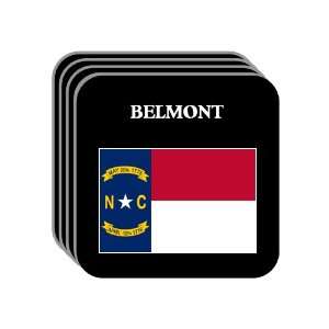  US State Flag   BELMONT, North Carolina (NC) Set of 4 Mini 