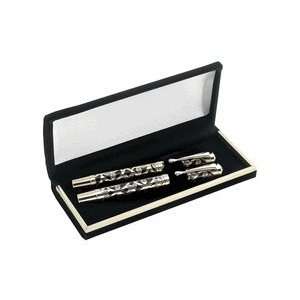 Free Personalized Gold Black Ball Point and Rollerball Pen 