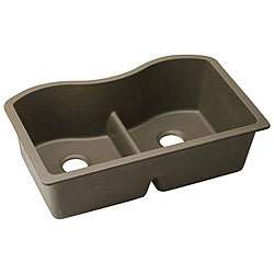   granite 33x20.5 in Double bowl Undermount Sink  Overstock