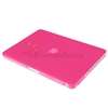 Clear Pink Cover Hard Case For Macbook Pro 13 inch Apple logo See 