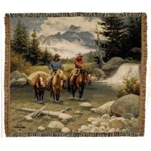  Clearwater Crossing Horse Tapestry Throw