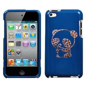 Blue and White Crystal Rhinestone Bling Bling Spotted Panda Animal for 