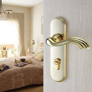   Gold Zinc Alloy Split Double Blot Mortise Door Lock: Home Improvement