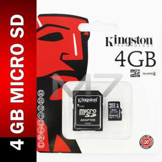 for MOTOROLA PHONES: KINGSTON OEM MICRO SD MEMORY CARD w/ ADAPTER SDHC 