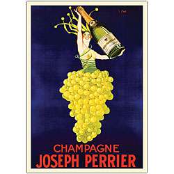 Champagne Joseph Perrier Canvas Art  