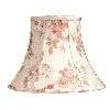 NEW 7 in. Wide Clip On Chandelier Lamp Shade Gold Beige with Floral 