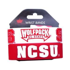  North Carolina State Wolfpack Rubber Wrist Band (Set of 2 