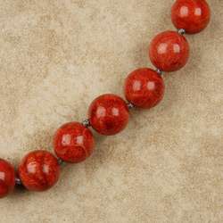 Sponge Coral Knotted Necklace (China)  