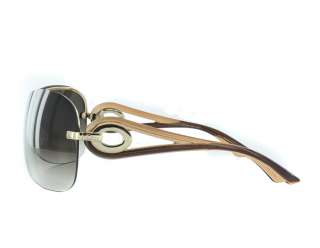 NEW Christian Dior Volute 3 61DJS Gold/Brown Sunglasses  