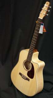The Seagull Performer Flame Maple Cutaway HG Acoustic Electric Guitar 