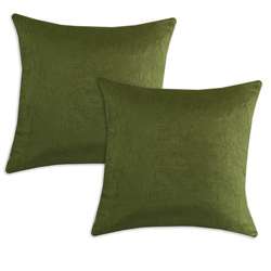 Olive Throw Pillows (Set of 2)  