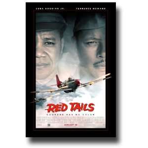 Red Tails Poster   2012 Movie Promo Flyer   11 X 17   Black Margin 