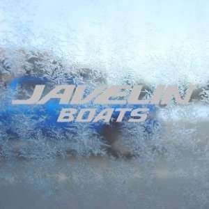  Javelin Boats Gray Decal BOAT CRUISER Truck Window Gray 