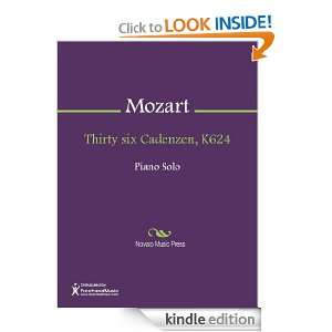 Thirty six Cadenzen, K624 Sheet Music Wolfgang Amadeus Mozart  
