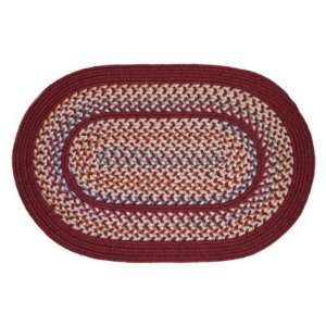  Rhody Rug Tapestry Red Wine Rug, 7 x 9 ft. Oval: Home 