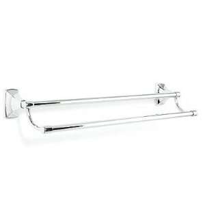   Clarendon 24 in. Double Towel Bar in Chrome Finish