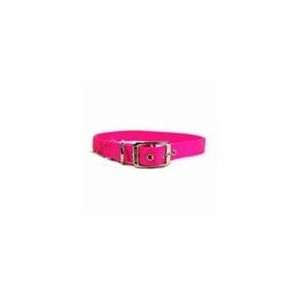  Double Thick Nylon Dog Collar Hot Pink 1 X 28 Pet 