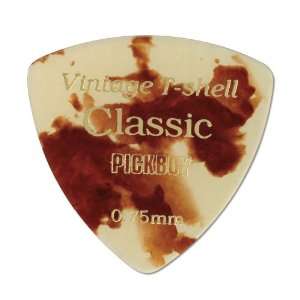   Pick, Classic T Shell Triangle, Cellulose, 0.75mm, 50 picks Musical