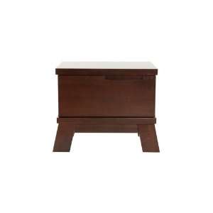   Nightstand w, Dovetail Drawers in Mahogany Finish Furniture & Decor