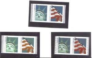 2010 Lady Liberty & U.S Flag coils 6 diff   Forever .44  
