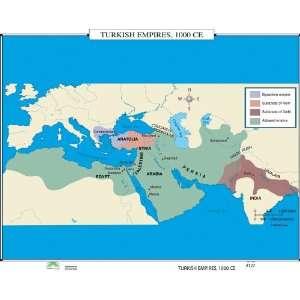   Turkish Empires (World History Wall Maps) (9780762550265): Maps