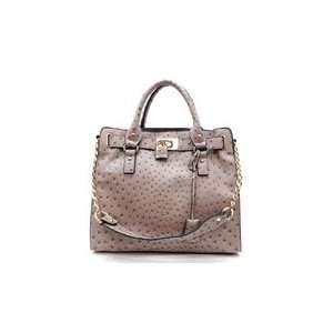  Ladies Designer inspired handbag Tote Stone Tone 