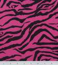 yards Black/Hot Pink Zebra Animal Print 100% Cotton FLANNEL Fabric 