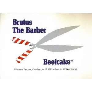   Classic WWF Wrestling Card #143 : Brutus The Barber Beefcake Logo