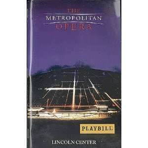  Lehar: The Merry Widow   Metropolitan Opera Playbill 