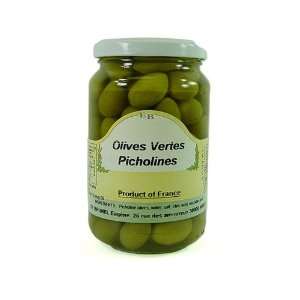 Picholine French Provence Gourmet Green Olives 200 gr 7 oz jar  