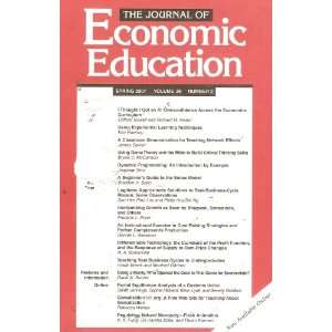  The Journal of Economic Education Spring 2007, Volume 38 