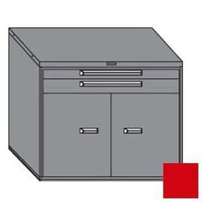  Equipto 45W Modular Cabinet 38H 2 Drawers/W Door & Shelf 