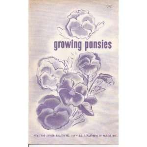  Growing pansies (U.S. Department of Agriculture Bulletin 