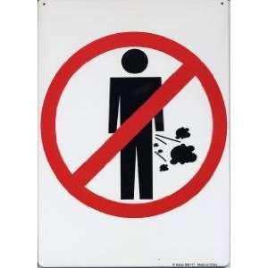  Brand New Novelty No Farting Symbol metal sign   Great 