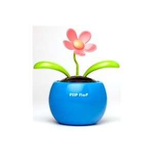  Solar powered Blue Flip Flap pot with sawying flower: Toys 