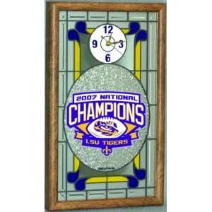  LSU Tigers   2007 National Champions   Wall Clock: Sports 