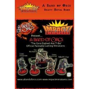  A Band of Orcs   Heavy Metal Gaming Miniatures Toys 