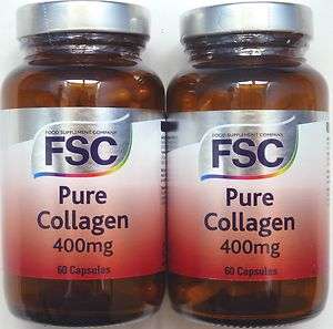 FSC Pure Collagen 400mg 60 Capsules *BUY 1 GET 1 FREE* 5010249302204 