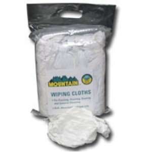  8 Lb. Bag New White Cotton Knit Wiping Cloths: Automotive